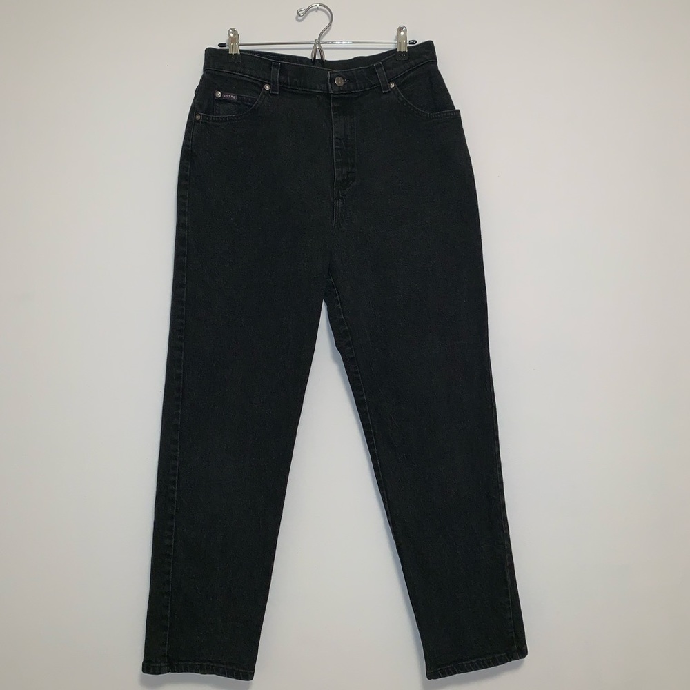 Crispy high waisted mom jeans
